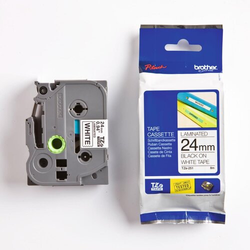  Vrpca Brother p-touch TZE251 24mm white/black Cijene