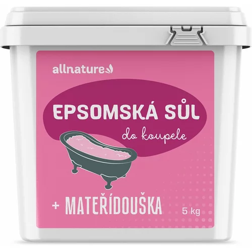Allnature Epsom salt Motherwort sol za kupku 5000 g