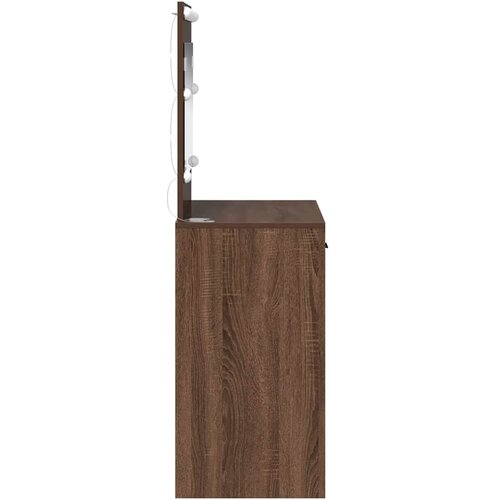  Toaletni stol Smeđi hrast 78,5 x 41 x 135 cm Konstruirano drvo Slike