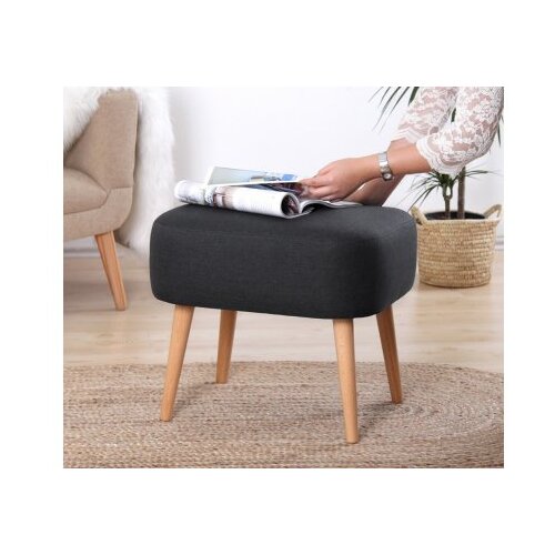 Atelier Del Sofa tabure parrot dark grey Slike