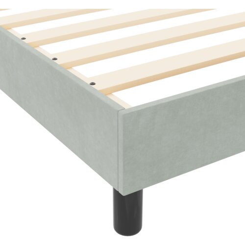 VidaXL Okvir kreveta Svjetlosiva 120x190 cm Bar&amp;scaron;un Slike