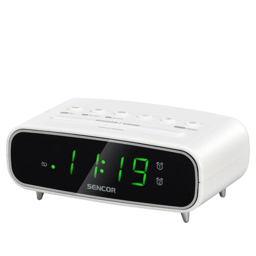 Sencor Fm radio sa digitalnim prikazom vremena SRC 2600 W beli Cene