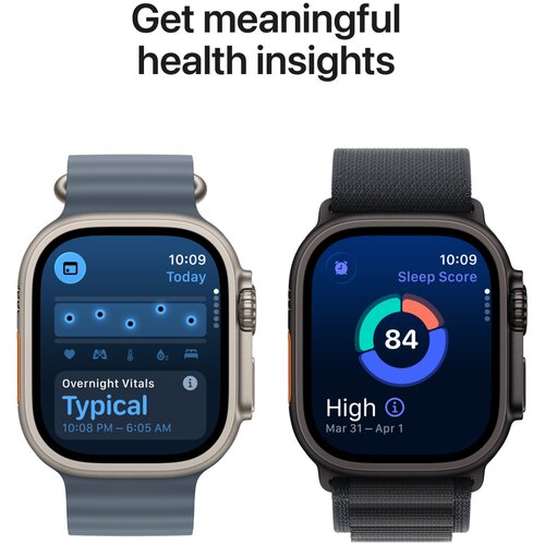 Apple watch ultra 3 trail loop s/m barva MEWR4QF/A traku: modro/svetlo modra 49mm titanovo ohi&amp;scaron;je naravno Slike