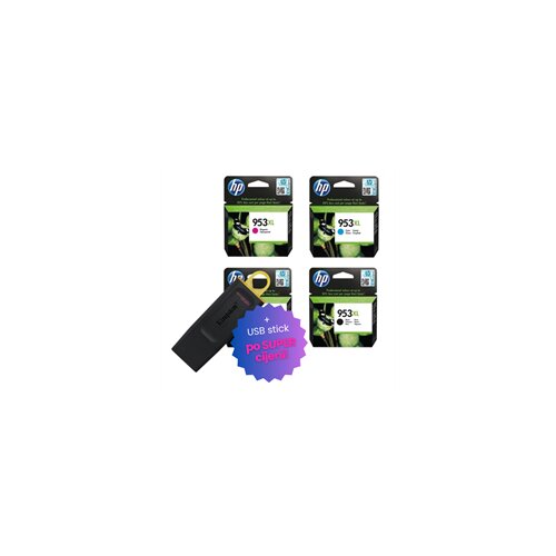HP Komplet tinta nr.953XL (BK/C/M/Y), original + USB stick po SUPER cijeni Cijene