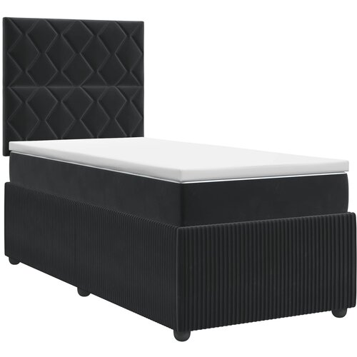  Boxspring krevet s madracem Crna 80 x 200 cm Bar&amp;scaron;un Slike