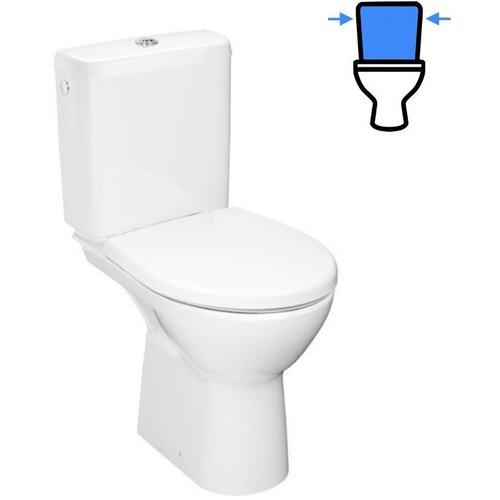 Jika H8273860002801 lyra plus talna brezrobna wc školjka monoblok Cene
