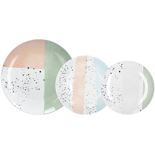Tognana 18-delni set krožnikov Moon Pastel, 3438163 Slike