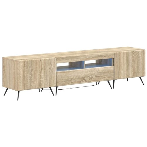  5-dijelni LED TV ormarić Hrast sonoma Konstruirano drvo - Hrast sonoma 81 cm Cene
