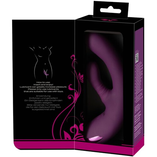 Javida vibrator za G-točku i klitoris u obliku zeca (ljubičasti) Slike