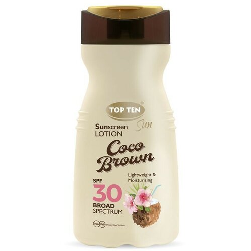 Top Ten sun Coco Brown Losion za zaštitu od sunca SPF30, 200 ml Slike