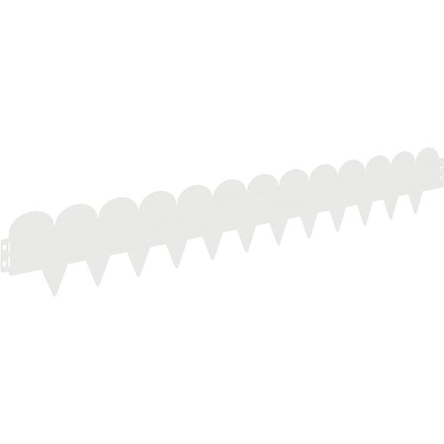  Ograda oko Travnjaka 30 kom. 103 x 15 cm Čelik Bijela Slike