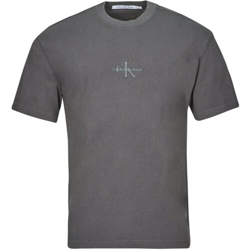 Calvin Klein Jeans WASHED MONOLOGO TEE Siva Slike