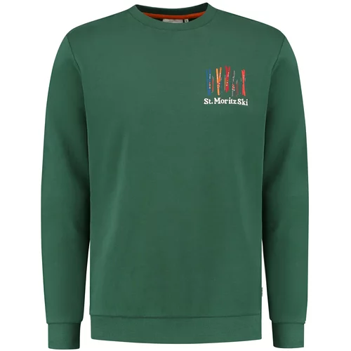 Shiwi Sweater majica smaragdno zelena / miks boja