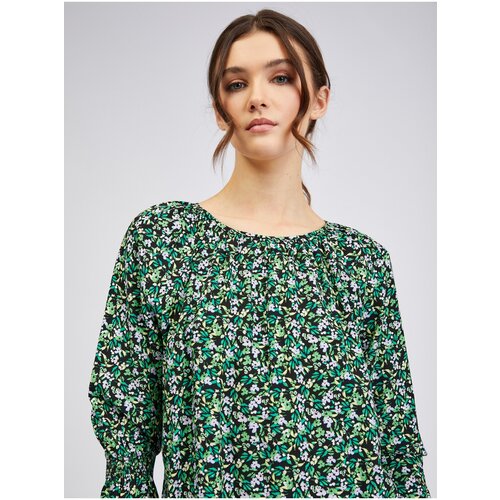 Orsay Green Ladies Patterned Blouse - Women Cene