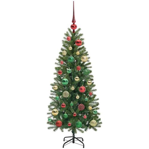 VidaXL Umjetno božićno drvce s stalakom Zelena 120 cm PE i PVC Slike
