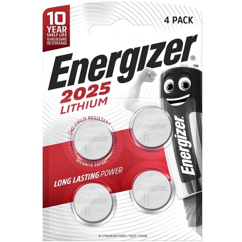 Energizer Gumbna baterija CR 2025 Lithium CR2025 163 mAh 3 V 4 kosov, (20430467) Slike