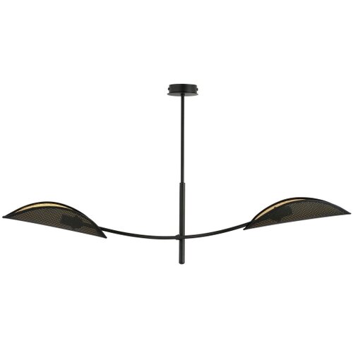  Luster na &amp;scaron;tangi LOTUS 2xE14/10W/230V crna/zlatna Slike