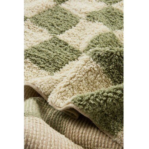 Jotex Zelena/kremno bela bombažna preproga 200x300 cm Mela &amp;ndash; Slike