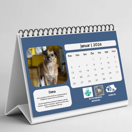  Pawz Stoni Kalendar 2026 Cene