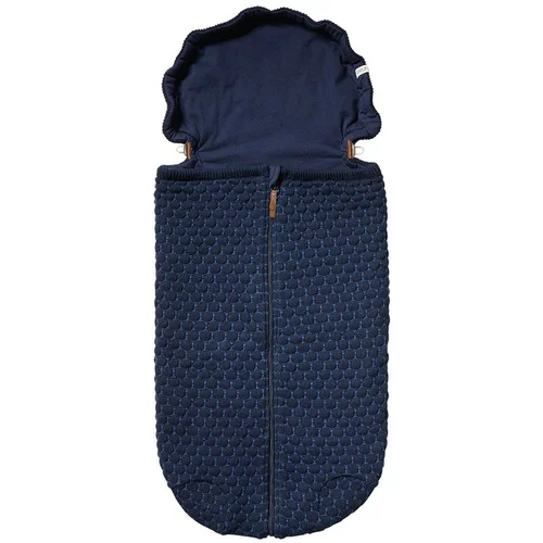 Joolz pletena zimska vreča za voziček nest - modra