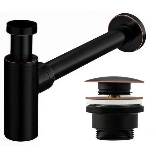 Rea Sifon za umivalnik Klik-Klak Universal Black Aged Cene