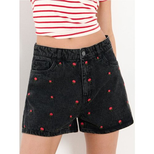 Sinsay High waist kratke hlače od trapera Slike