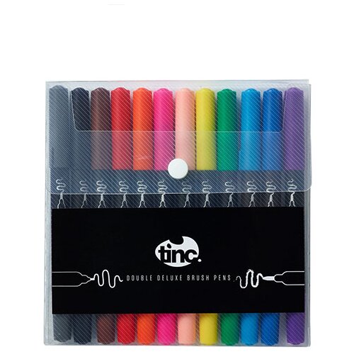 Tinc Markeri set 12 - Double Deluxe Slike
