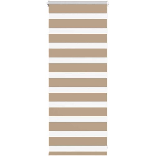 Zebra zavjesa Pje&amp;scaron;čano smeđa 60x100 cm &amp;Scaron;irina tkanine 55,9 cm Poliester Slike