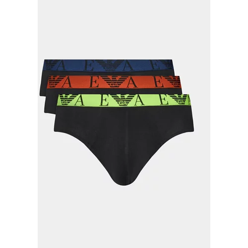 Emporio Armani Underwear Set 3 sponjic 111734 3F715 73320 Črna