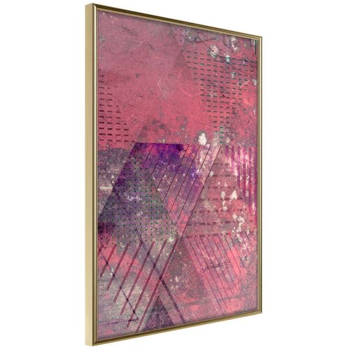  Poster - Pink Patchwork III 30x45 Slike
