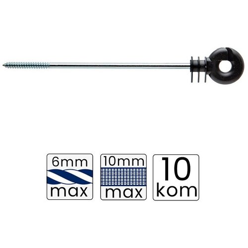 Kerbl Izolator za električnog pastira sa produžetkom 22cm 10/1 Cene