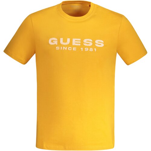 Guess Jeans SHORT SLEEVE T-SHIRT MEN ORANGE Slike