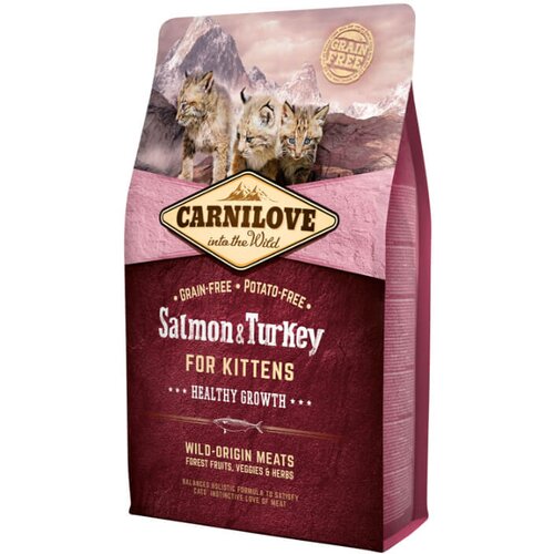 Carnilove cat kitten healthy growth - losos & puran 2 kg Cene
