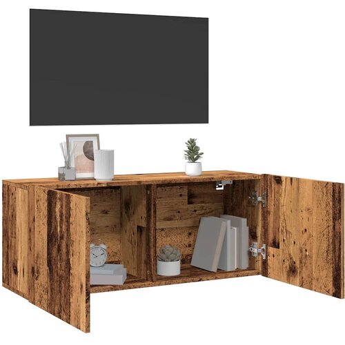 TV ormarić zidni Old Wood 100x30x41 cm Cene