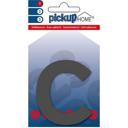 Rio Črka Pickup 3D Home Rio (Motiv: c, vi&amp;scaron;ina: 10 cm, sive barve) Slike