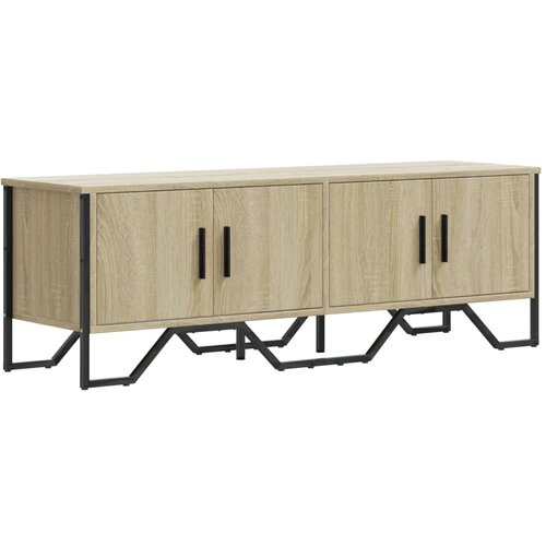 Maison Chic TV omarica - TV stojalo - Televizijska omarica sonoma hrast 122x34x41 cm inženirski les, (21699446) Slike