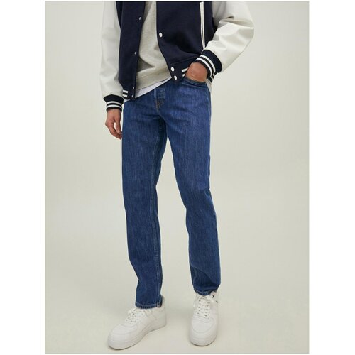 Jack & Jones Dark Blue Slim Fit Jeans Mike - Mens Slike