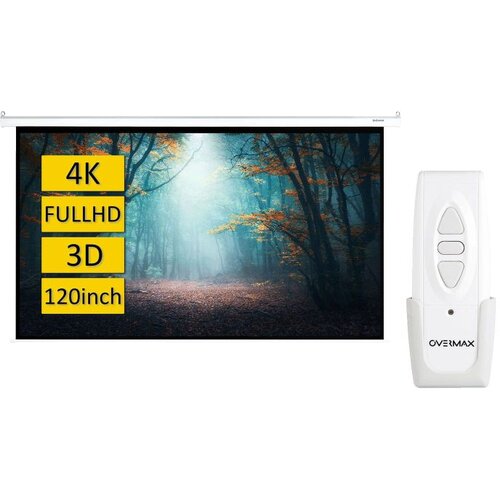 Overmax Platno za projektor sa motorom, 120", 266 x 149 cm - OV-Automatic Screen 120 Cijene