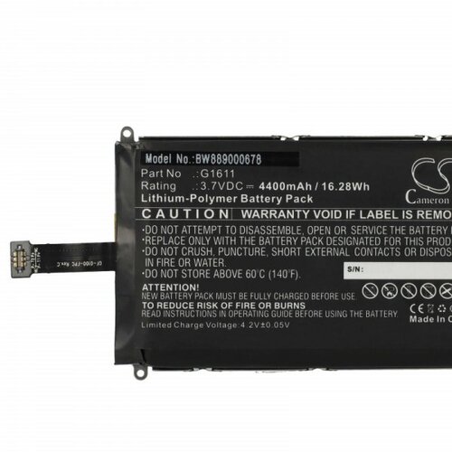 VHBW Baterija za GlocalMe G3, 4400 mAh Slike