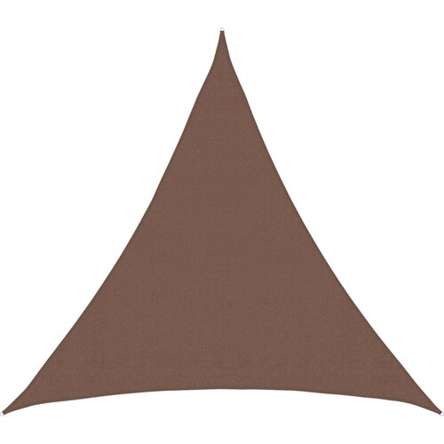  Jedrilica za sunčevu sjenu Smeđa 2 x 2 x 2 m HDPE Slike