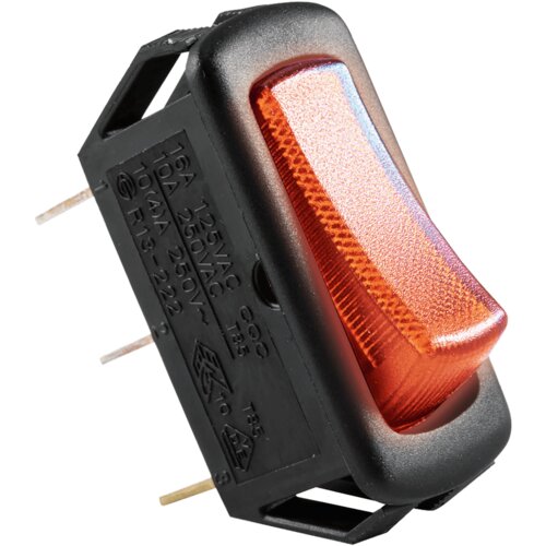 Home Prekidač WIPP, 250 V~, 10 A, 34 × 14 mm, 2 položaja, STV 03, Narandžasti Cijene