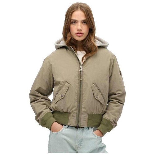 Superdry Jakne Blouson Hooded Ma1 Bomber Zelena Cene