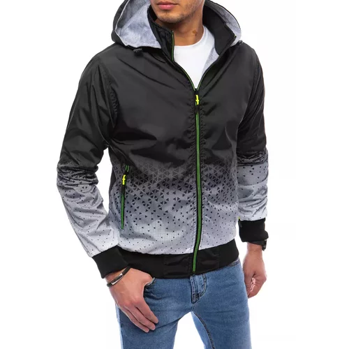 DStreet Gray men's reversible jacket TX4055