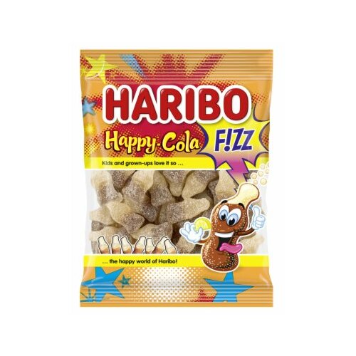 Haribo bombone gumene happy fizz 100G Slike