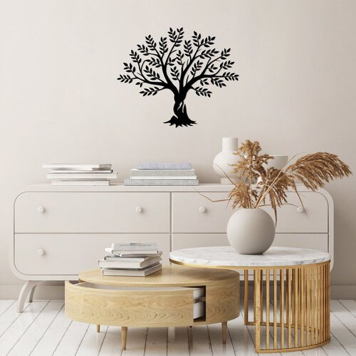 Wallity Zidna dekoracija Monumental Tree 11, 70 x 85 cm, Crna Cene