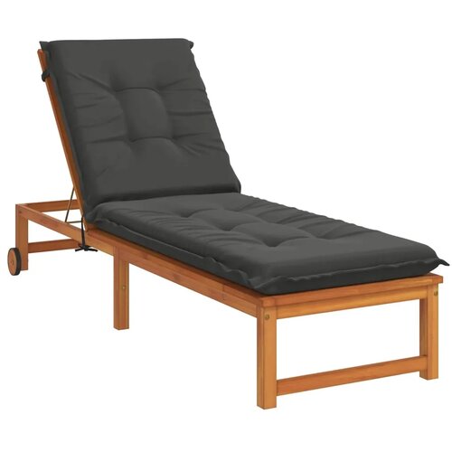 Jastučić za ležaljku GEMERT 100% poliester Antracit - Antracit 190 x 60 x 9 cm Poliester Slike