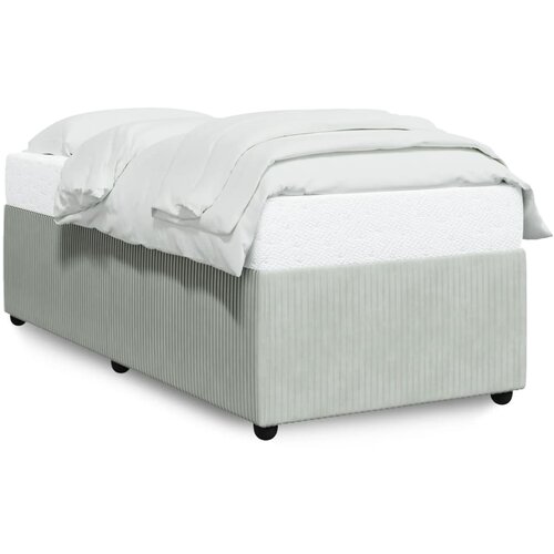 vidaXL Okvir za krevet svjetlosivi 90 x 200 cm baršunasti Cijene