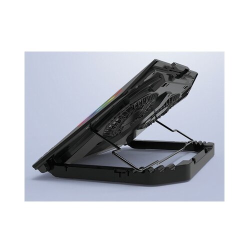 Conceptronic Notebook Rashlada do 17&amp;quot; - THYIA02B (USB, 2x12.5cm, LCD zaslon, podesiva visina, protuklizna, crna) Slike