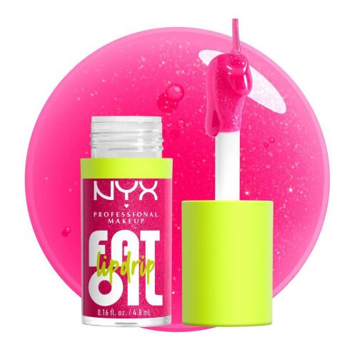 NYX Professional Makeup olje za ustnice - Fat Lip Oil - Supermodel (FOLD03) Cene