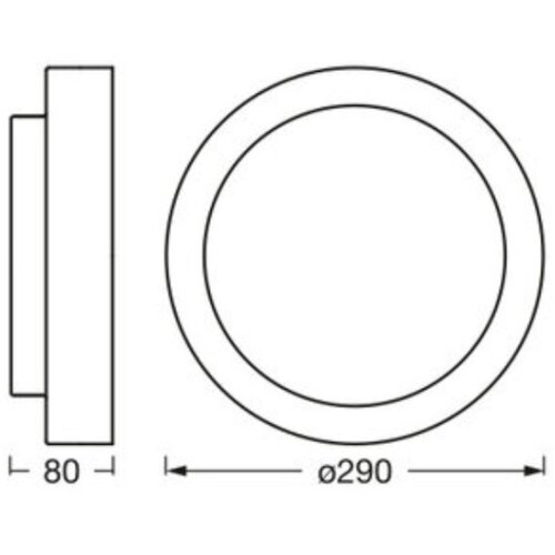 Osram plafonsko svetlo orbis madrid 2xE27/10W/230V prečnik 29 cm belo Slike